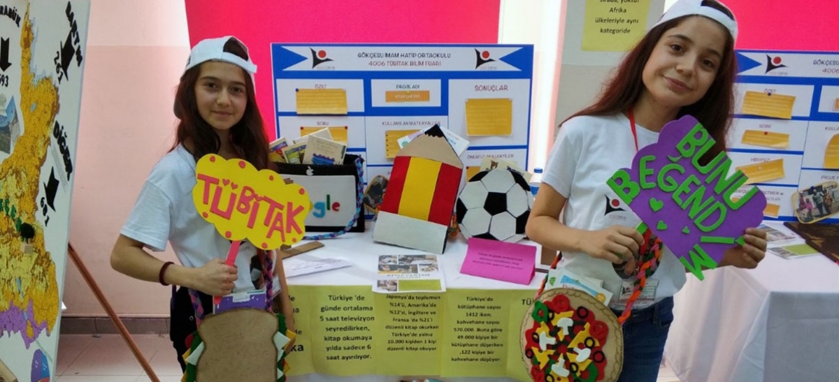 Gökçesu'da TÜBİTAK 4006 Bilim Fuarı