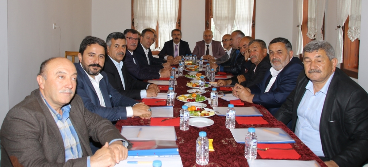 Belediye başkanları toplandı