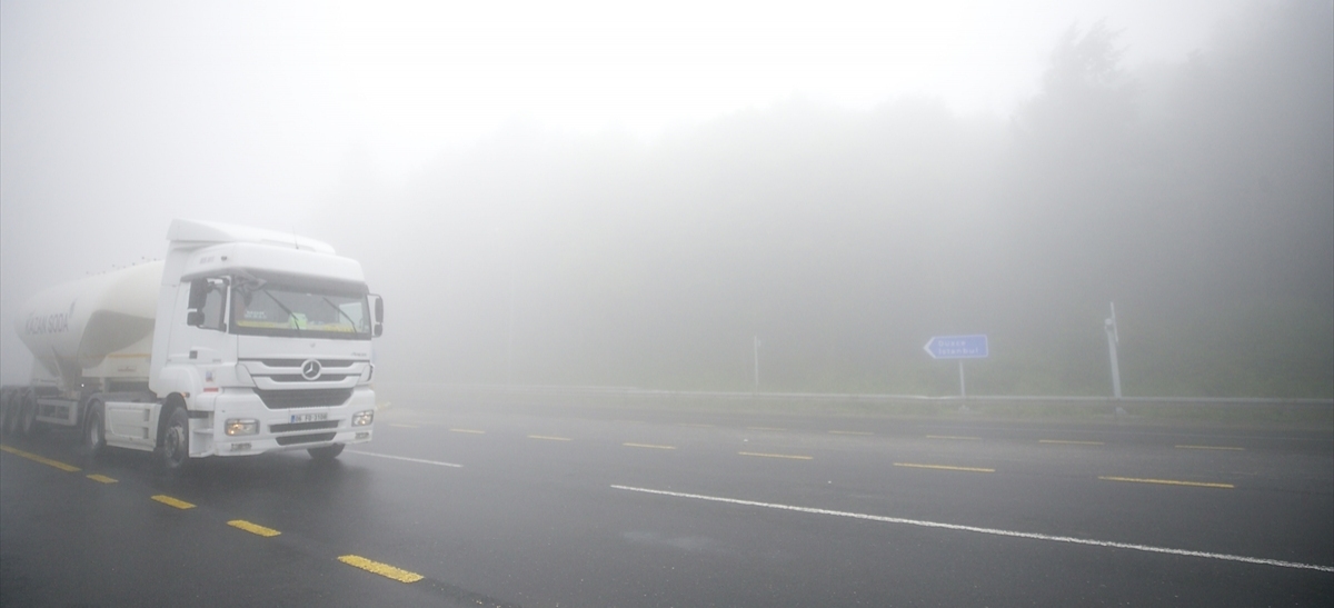 BOLU DAĞI'NDA YOĞUN SİS