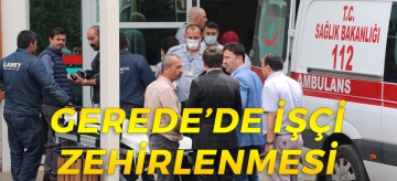 İşçiler zehirlendi