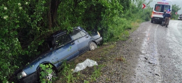 Mengen'de trafik kazası: 4 yaralı