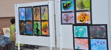 Ortaokul öğrencilerinden sergi