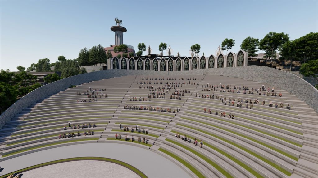 Köroğlu heykeli, 5 bin kilometreden 17 tırla getirilecek