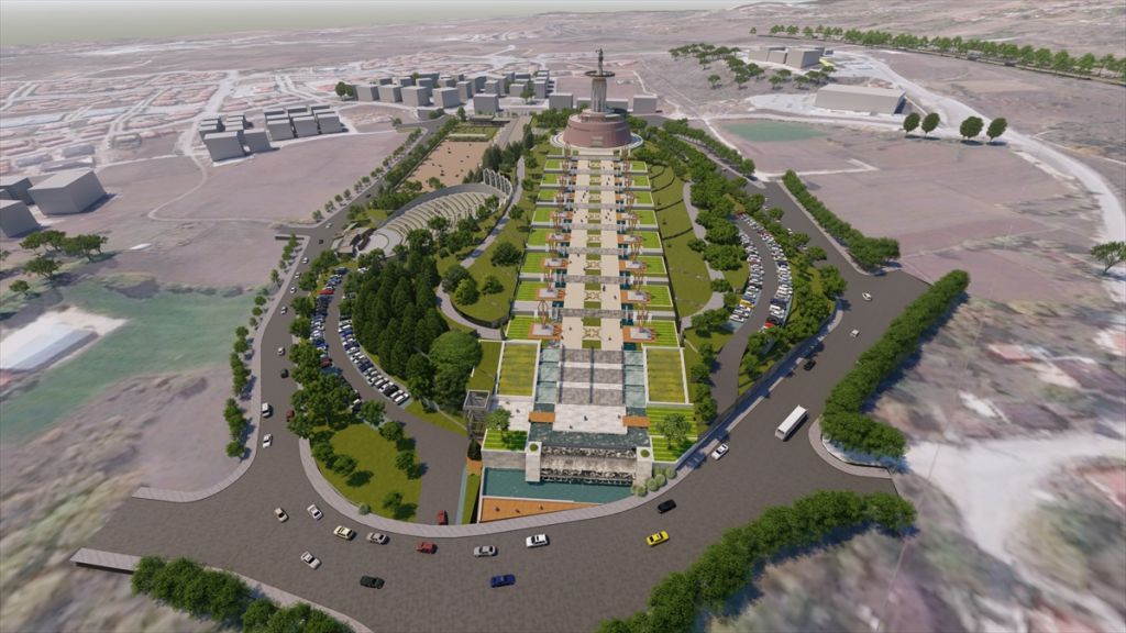 Köroğlu heykeli, 5 bin kilometreden 17 tırla getirilecek