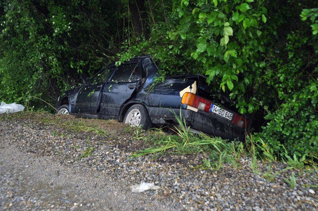 Mengen'de trafik kazası: 4 yaralı