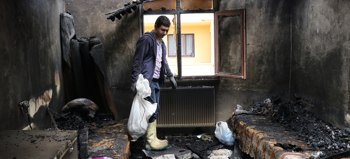 Bayramda evsiz kaldılar