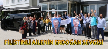 Filistinli ailenin Erdoğan sevgisi