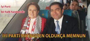 İYİ PARTİ MİTİNGDEN OLDUKÇA MEMNUN