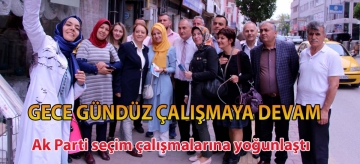 GECE GÜNDÜZ ÇALIŞMAYA DEVAM