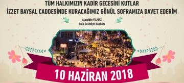 "Gönül soframıza tüm halkımız davetlidir"
