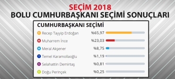 İŞTE BOLU'DA CUMHURBAŞKANLIĞI SEÇİMİ SONUÇLARI