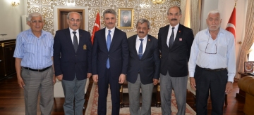 EDİRNELİ GAZİLERDEN VALİ BARUŞ'A ZİYARET