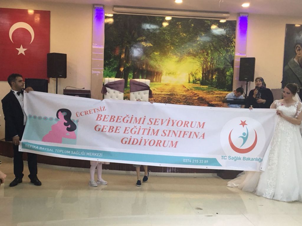 DOKTOR GELİN VE DAMATTAN GEBE OKULUNA DAVET VAR