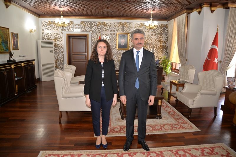 KAYMAKAMLARDAN VALİ BARUŞ'A VEDA ZİYARETİ