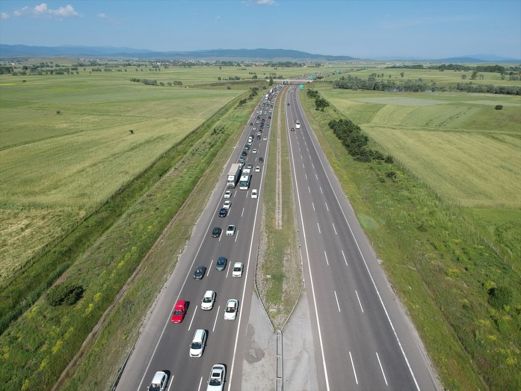 Otoyolda bayram trafiği