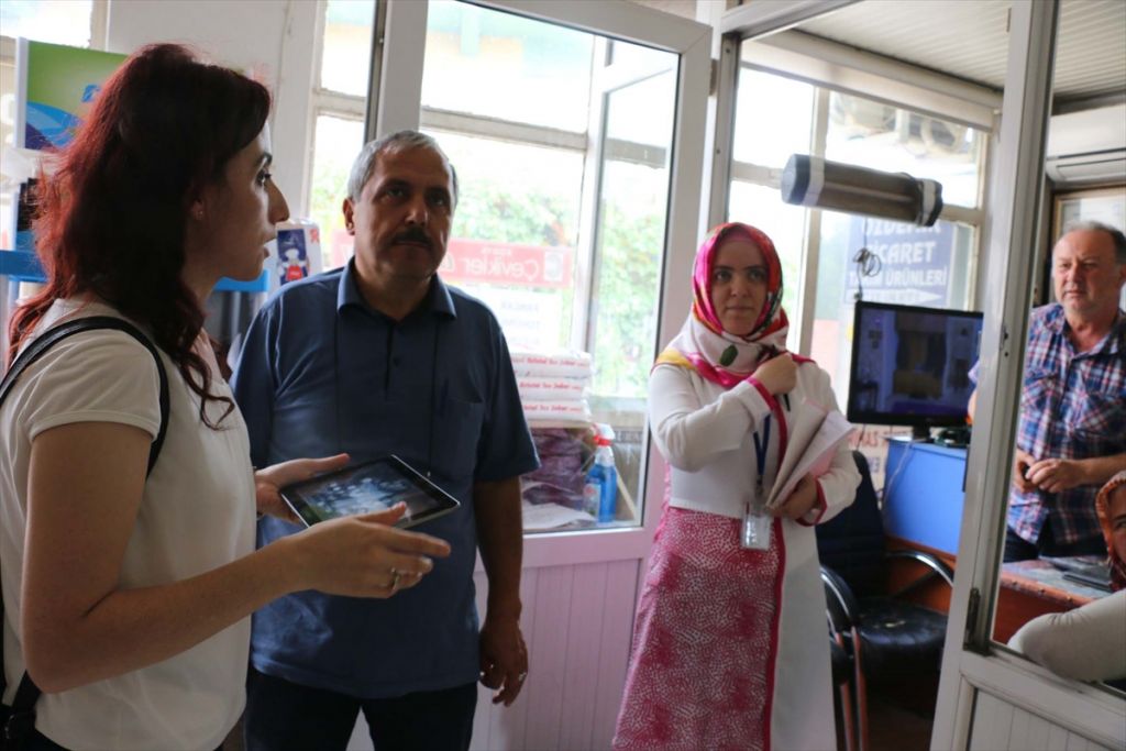 Taşkesti'de sigara uygulaması yapıldı