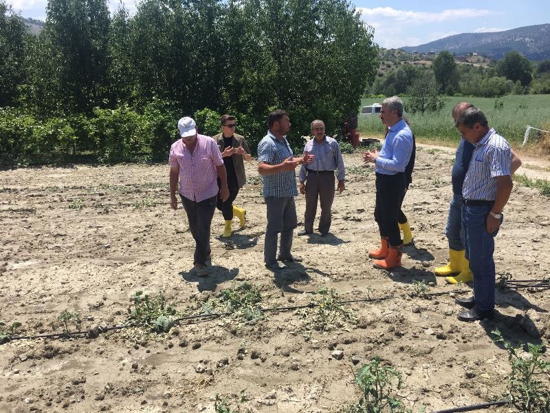 VALİ BARUŞ'TAN AFETZEDELERE ZİYARET