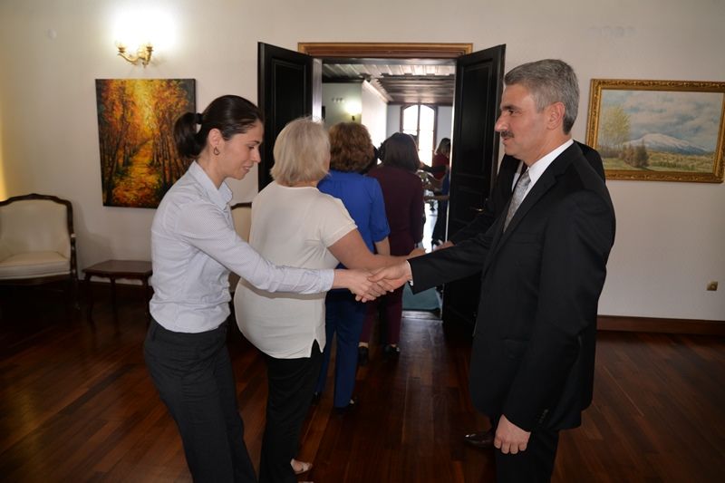 VALİLİK PERSONELİ İLE BAYRAMLAŞILDI