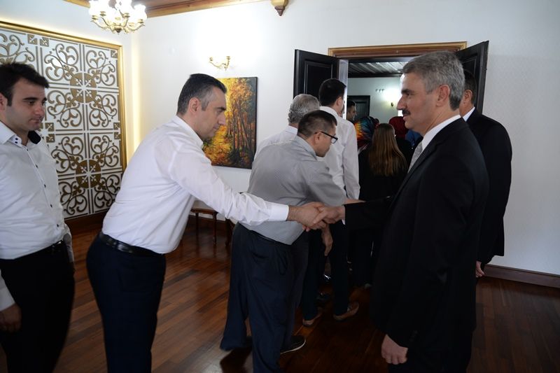 VALİLİK PERSONELİ İLE BAYRAMLAŞILDI