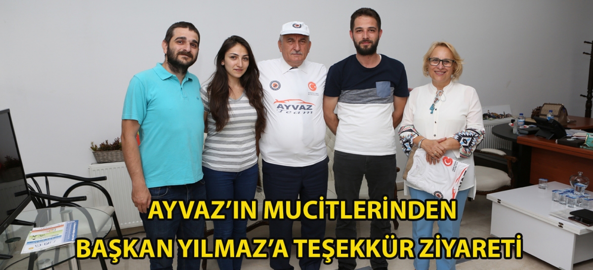 ‘Ayvaz'ın mucitlerinden Başkan Yılmaz'a teşekkür ziyareti