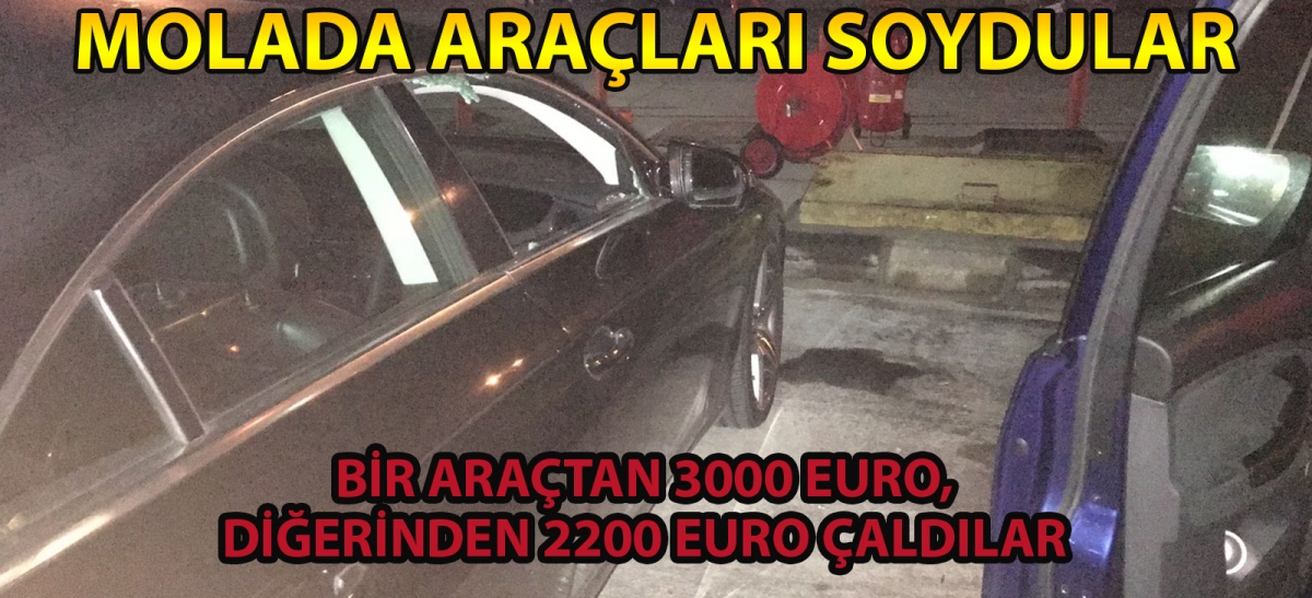 MOLADA ARAÇLARI SOYDULAR