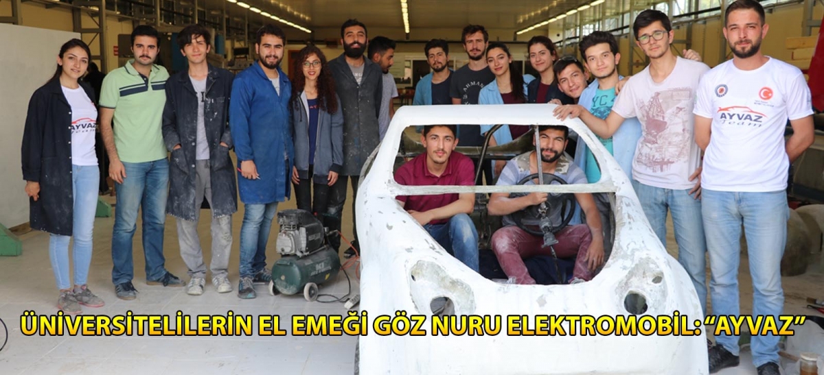 Üniversitelilerin el emeği göz nuru elektromobil: 
