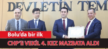 CHP'li VEKİL 4. KEZ MAZBATA ALDI