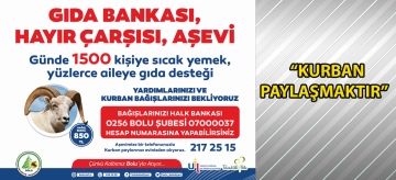 "Kurban paylaşmaktır"