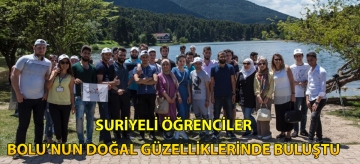 Suriyeli öğrenciler Bolu'nun doğal güzelliklerinde buluştu