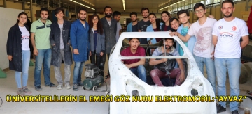 Üniversitelilerin el emeği göz nuru elektromobil: "Ayvaz"