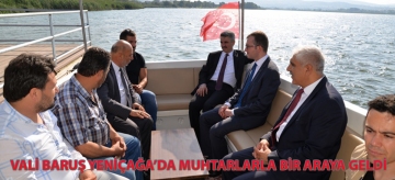 VALİ BARUŞ YENİÇAĞA'DA MUHTARLARLA BİR ARAYA GELDİ