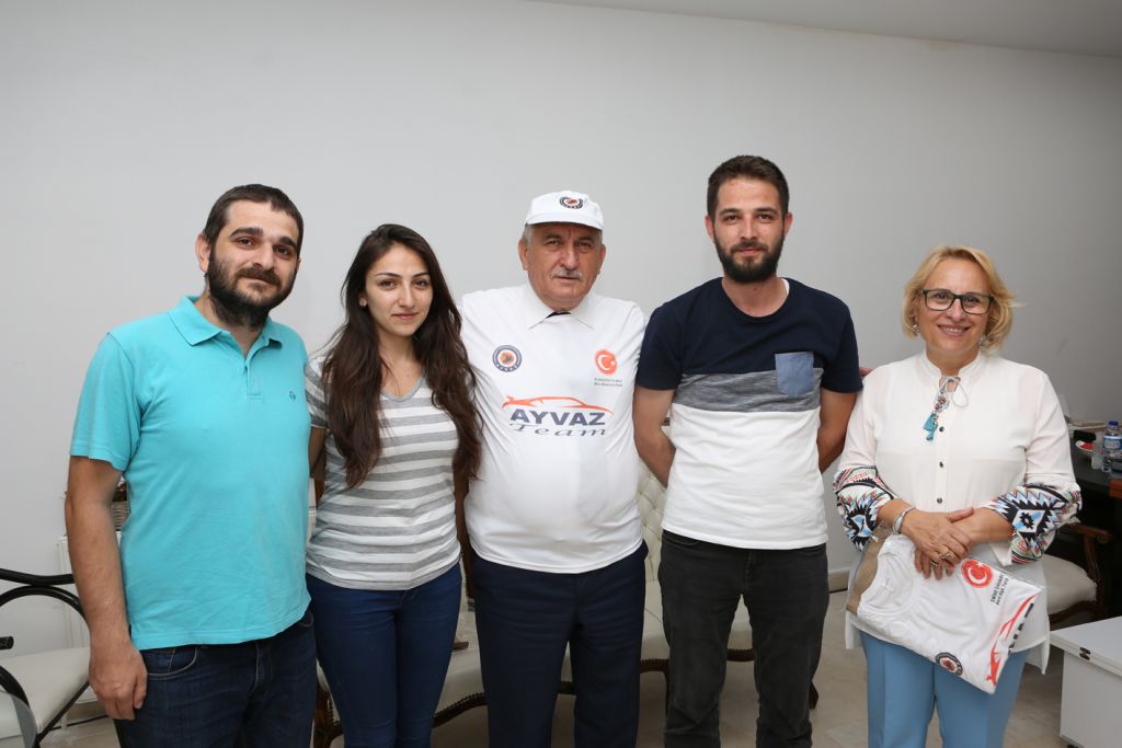 ‘Ayvaz'ın mucitlerinden Başkan Yılmaz'a teşekkür ziyareti