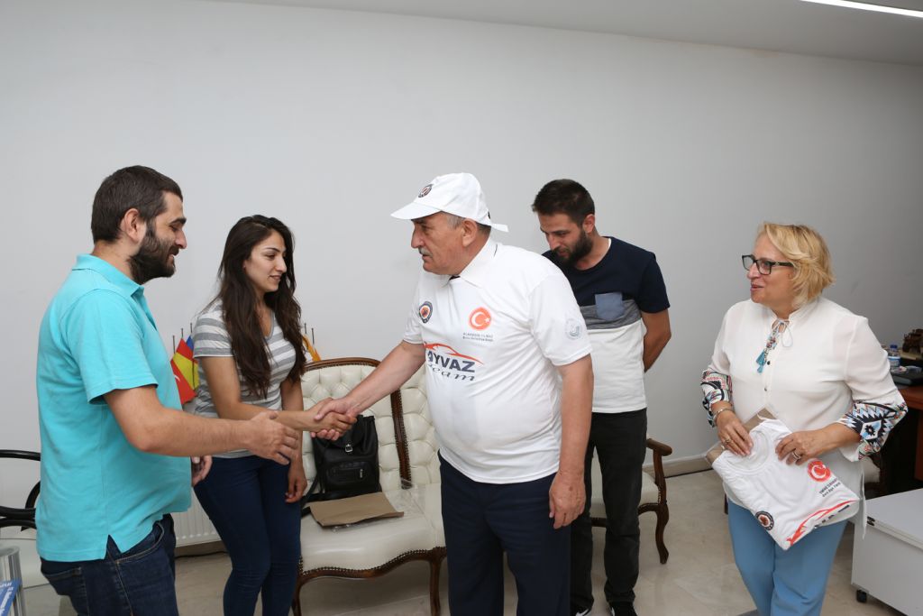 ‘Ayvaz'ın mucitlerinden Başkan Yılmaz'a teşekkür ziyareti