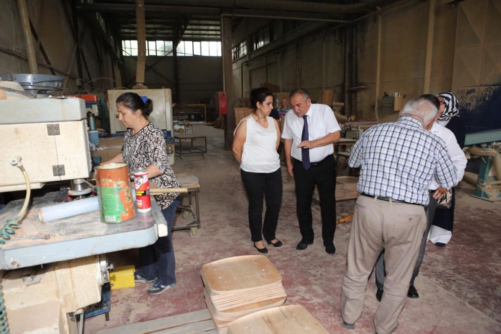 Başkan Yılmaz'dan OSB'de 4 fabrikaya teşekkür ziyareti