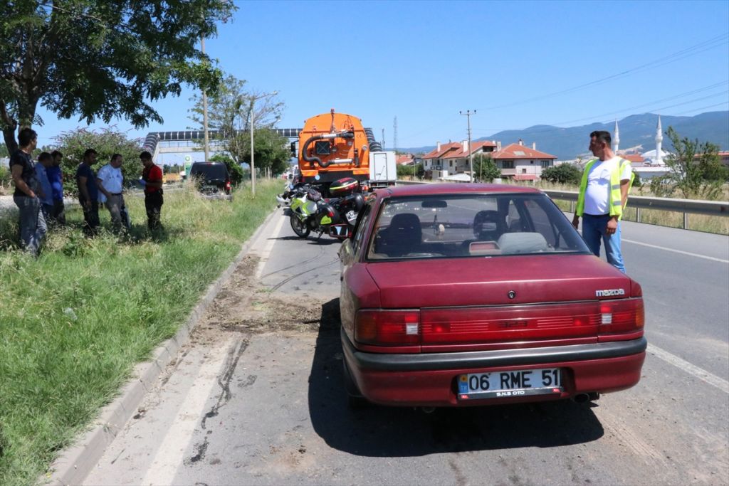 Bolu'da trafik kazası: 3 yaralı