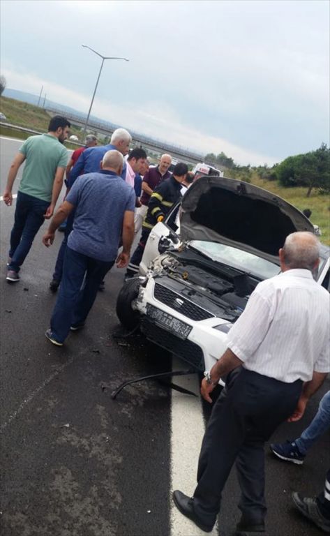 Gerede'de trafik kazası: 4 yaralı