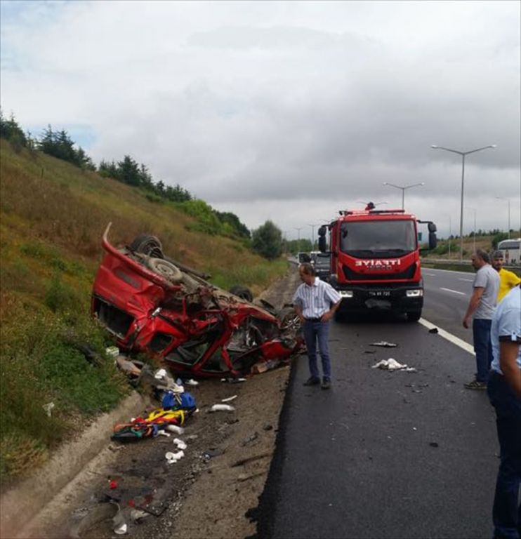Gerede'de trafik kazası: 4 yaralı