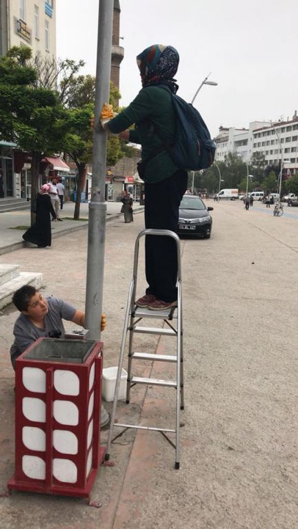 İzzet Baysal Caddesi'nde görüntü kirliliğine ‘Dur!' denildi