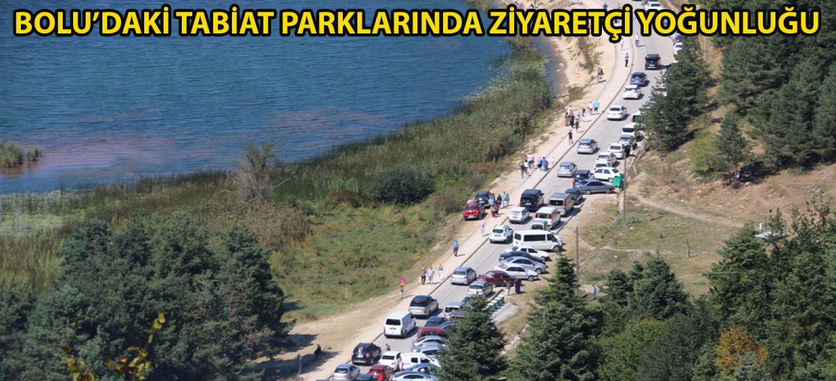 Bolu'daki tabiat parklarında ziyaretçi yoğunluğu