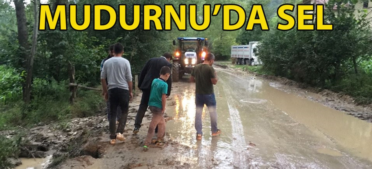 Mudurnu'da sel
