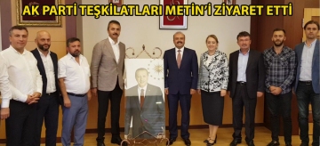 Ak Parti Teşkilatları Metin'i ziyaret etti