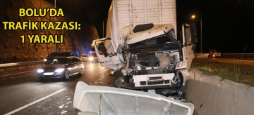 Bolu'da trafik kazası: 1 yaralı