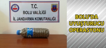 Bolu'da uyuşturucu operasyonu