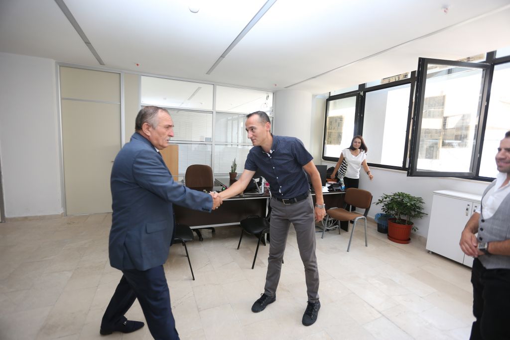 Başkan Yılmaz personelle bayramlaştı