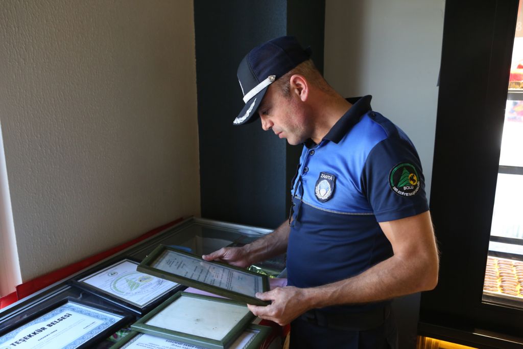 Bolu Belediyesi Zabıta Müdürlüğü'nden bayram denetimi