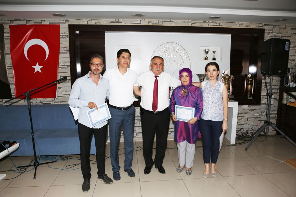 Bolu Belediyesi'nde 77 personele teşekkür belgesi
