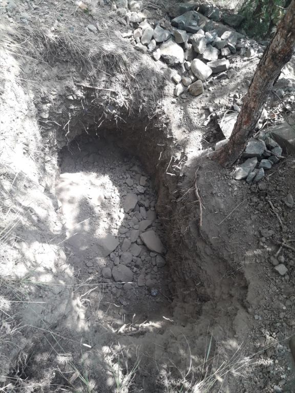 Bolu'da kaçak kazı operasyonu