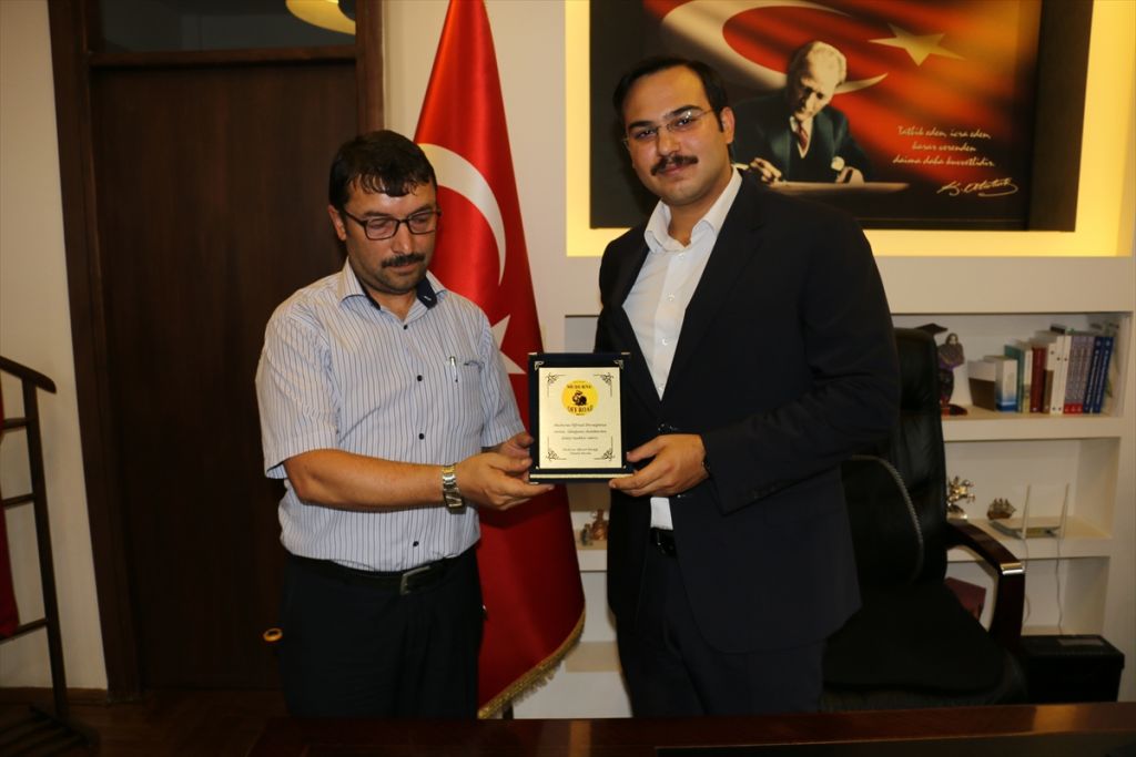 Mudurnu Kaymakamı'na teşekkür ziyareti