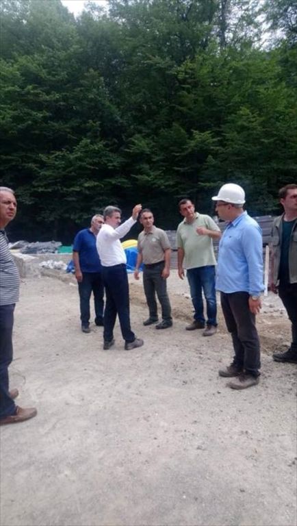 Vali Baruş, Yedigöller'de inceleme yaptı