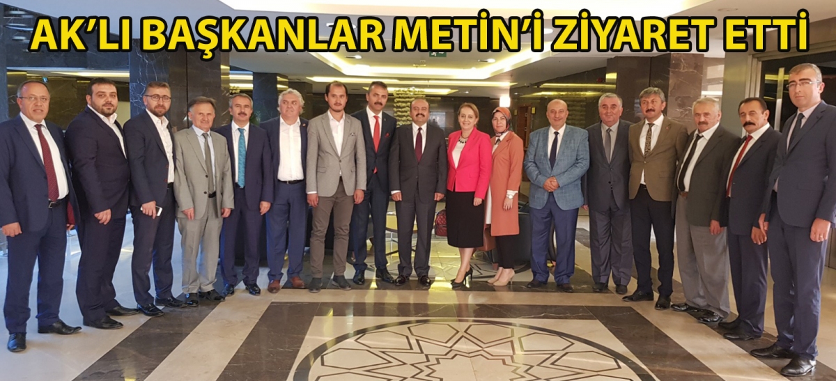 Ak'lı Başkanlar Metin'i ziyaret etti